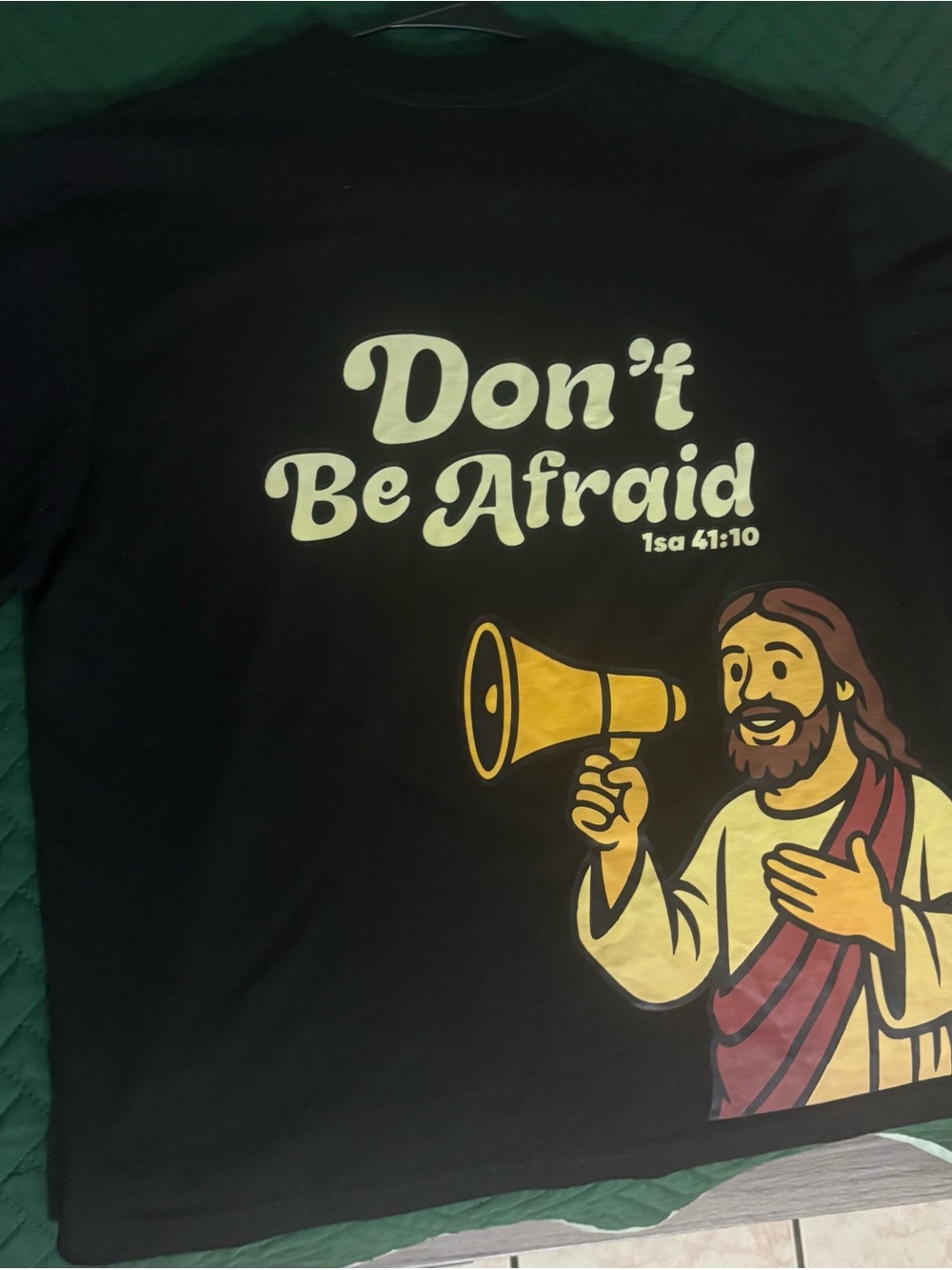 Don't Be Afraid Graphic Tee - Black